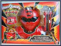Red Tiger Training Set from Power Rangers Jungle Fury - Role Play manufactured by Bandai [Front]