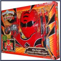 Red Tiger Ultimate Action Gear from Power Rangers Jungle Fury - Role Play manufactured by Bandai [Front]