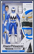 Lost Galaxy Blue Ranger from Power Rangers Lightning Collection - Lost Galaxy manufactured by Hasbro [Front]
