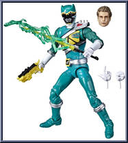 Dino Charge Green Ranger from Power Rangers Lightning Collection - Dino Charge manufactured by Hasbro [Loose]