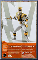 Mighty Morphin White Ranger from Power Rangers Lightning Collection - Mighty Morphin manufactured by Hasbro [Back]