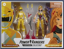 Mighty Morphin Yellow Ranger / Mighty Morphin Scorpina from Power Rangers Lightning Collection - Mighty Morphin manufactured by Hasbro [Front]
