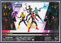 Omega Rangers from Power Rangers Lightning Collection - Exclusives manufactured by Hasbro [Back]