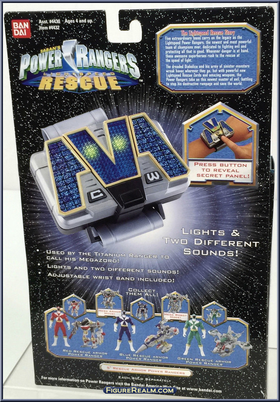 power rangers lightspeed rescue titanium morpher