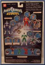Blue Rescue Armor Power Ranger from Power Rangers Lightspeed Rescue - Rescue Armor manufactured by Bandai [Back]