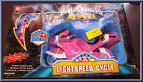 Pink Lightspeed Cycle from Power Rangers Lightspeed Rescue - Lightspeed Cycles manufactured by Bandai [Front]