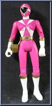 Pink Lightspeed Power Ranger from Power Rangers Lightspeed Rescue - Power Rangers manufactured by Bandai [Loose]