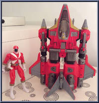 Power Rangers Lightspeed Rescue Red Mobile Armored Vehicle
