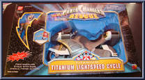 Titanium Lightspeed Cycle from Power Rangers Lightspeed Rescue - Lightspeed Cycles manufactured by Bandai [Front]