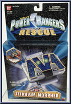 Titanium Morpher from Power Rangers Lightspeed Rescue - Morphers manufactured by Bandai [Front]