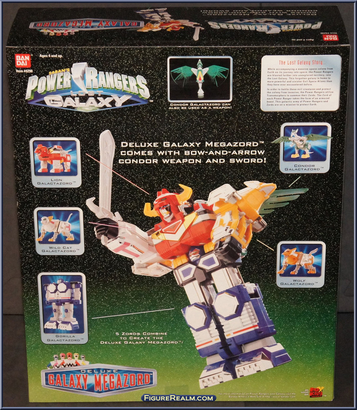 power rangers lost galaxy deluxe galaxy megazord action figure