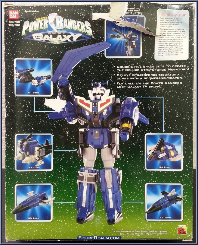 power rangers lost galaxy deluxe galaxy megazord action figure