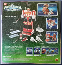 Centaurus Megazord from Power Rangers Lost Galaxy - Micro Playsets manufactured by Bandai [Back]
