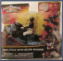 Mini Cycle with Black Ranger Action Figure