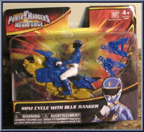 Mini Cycle with Blue Ranger Action Figure