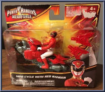 Mini Cycle with Red Ranger Action Figure