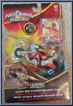 Ultra Red Ranger Dragon Cycle from Power Rangers Megaforce - Cycles manufactured by Bandai [Front]