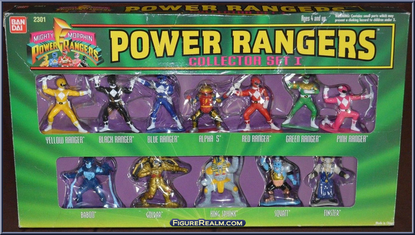 mighty morphin power rangers collectible figures 1993