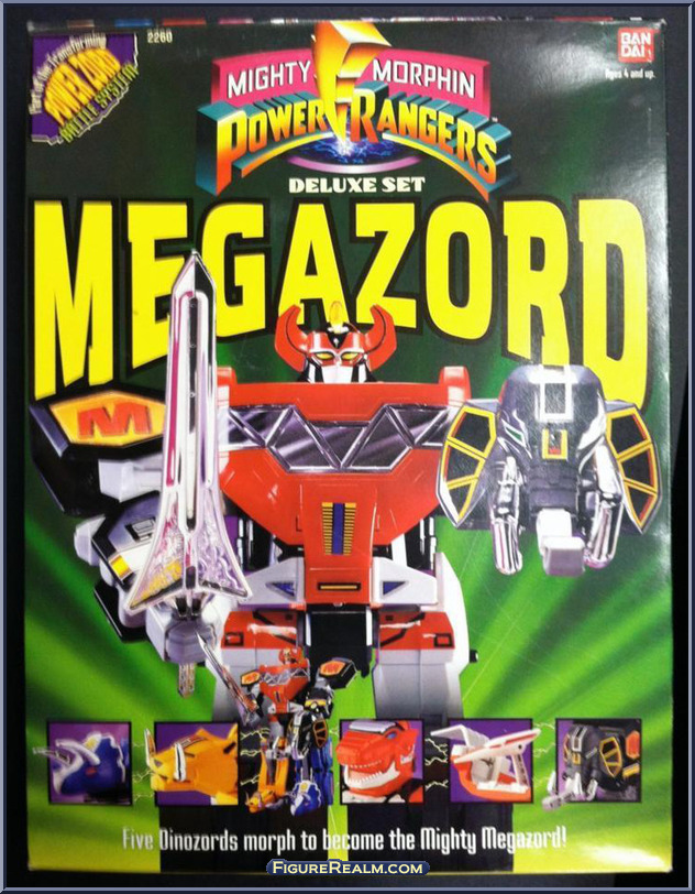 mighty morphin power rangers deluxe megazord