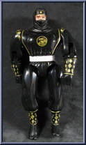 Black Ninja Ranger (One-Two Punch) from Power Rangers Mighty Morphin - Ninja Rangers manufactured by Bandai [Loose]