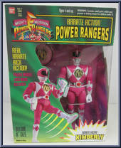 Karate Kickin' Kimberly (Pink Ranger) from Power Rangers Mighty Morphin - Karate Action [8" Scale] manufactured by Bandai [Front]