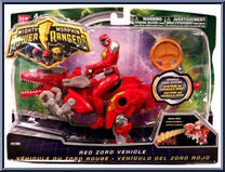 Red Zord Vehicle from Power Rangers Mighty Morphin - 2010 - Vehicles manufactured by Bandai [Front]