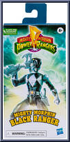 Mighty Morphin Black Ranger from Power Rangers Mighty Morphin - 2023 - Basic Series manufactured by Hasbro [Front]