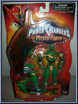 Green Morphmax Battlized Power Ranger from Power Rangers Mystic Force - Battilized manufactured by Bandai [Front]