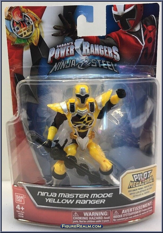 Power Rangers Ninja Steel YELLOW RANGER NINJA MASTER MODE Figure
