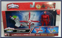 Copter (Red) from Power Rangers Ninja Steel - Mega Morph manufactured by Bandai [Front]