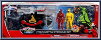 Cycle & Battle Station DX Set (Mega Morph) from Power Rangers Ninja Steel - Basic Series manufactured by Bandai [Front]