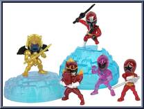 Micro Morphins Capsule Figures (Translucent) from Power Rangers Ninja Steel - Basic Series manufactured by Bandai [Loose]