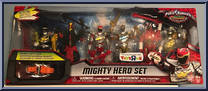 Mighty Hero Set from Power Rangers Ninja Steel - Basic Series manufactured by Bandai [Front]