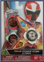 White Ranger Pack from Power Rangers Ninja Steel - Ninja Power Stars - Series 2 manufactured by Bandai [Front]