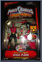 Crimson Thunder Ninja Flash Power Ranger from Power Rangers Ninja Storm - Basic Series manufactured by Bandai [Front]