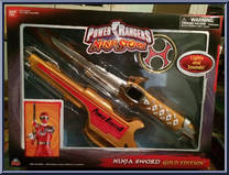 Ninja Sword Gold Edition from Power Rangers Ninja Storm - Role Play manufactured by Bandai [Front]