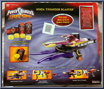 Ninja Thunder Blaster from Power Rangers Ninja Storm - Role Play manufactured by Bandai [Back]