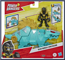 Black Ranger & Dimetrozord from Power Rangers - Basic Series manufactured by Playskool [Front]