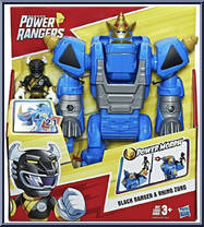 Black Ranger & Rhino Zord from Power Rangers - Basic Series manufactured by Playskool [Front]