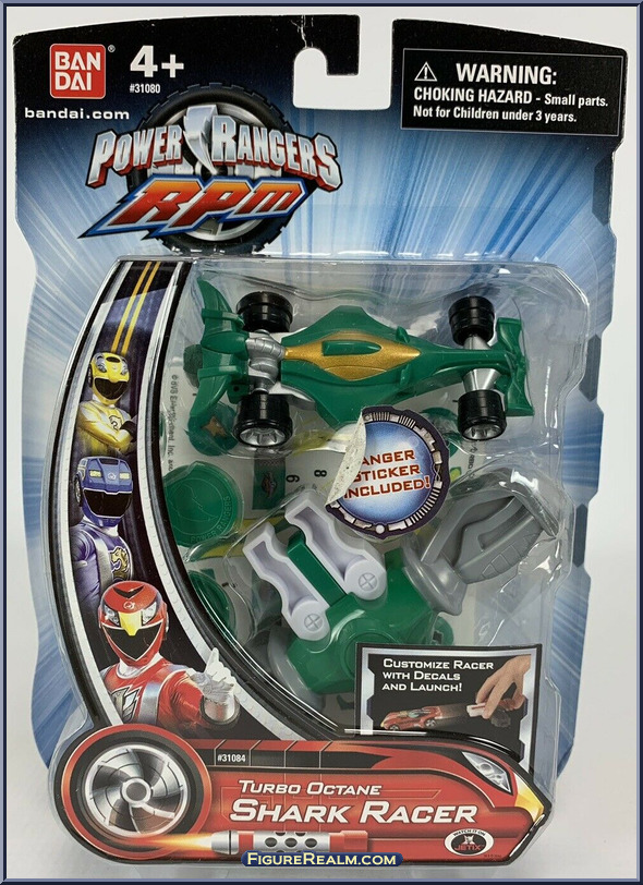 Turbo Octane Shark Racer - Power Rangers RPM - Turbo Octane - Bandai ...