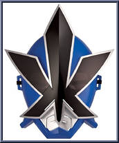 Mega Ranger Mask Water from Power Rangers Samurai - Role Play manufactured by Bandai [Loose]