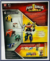 Samurai Megazord from Power Rangers Samurai - Megazords manufactured by Bandai [Back]