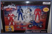 Power Rangers Cycle Patrol Pack (Blue Cycle) from Power Rangers SPD - Cycles manufactured by Bandai [Front]