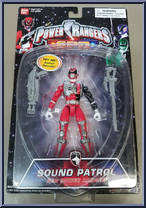 Sound Patrol Red Power Ranger Action Figure
