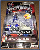Blue Rev N Race Cycle Action Figure