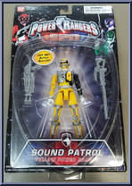 Sound Patrol Yellow Power Ranger Action Figure