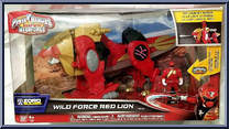 Wild Force Red Lion from Power Rangers Super Megaforce - Basic Series manufactured by Bandai [Front]