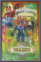 Blue TF Fighter Power Ranger from Power Rangers Time Force - TF Fighters manufactured by Bandai [Front]