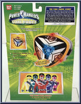 Time Force Badge from Power Rangers Time Force - Role Playing manufactured by Bandai [Back]