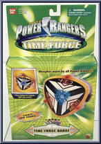 Time Force Badge from Power Rangers Time Force - Role Playing manufactured by Bandai [Front]